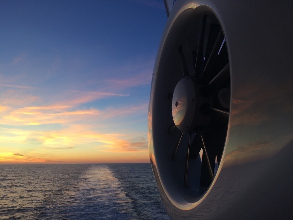 Tail rotor of an Airbus H145.