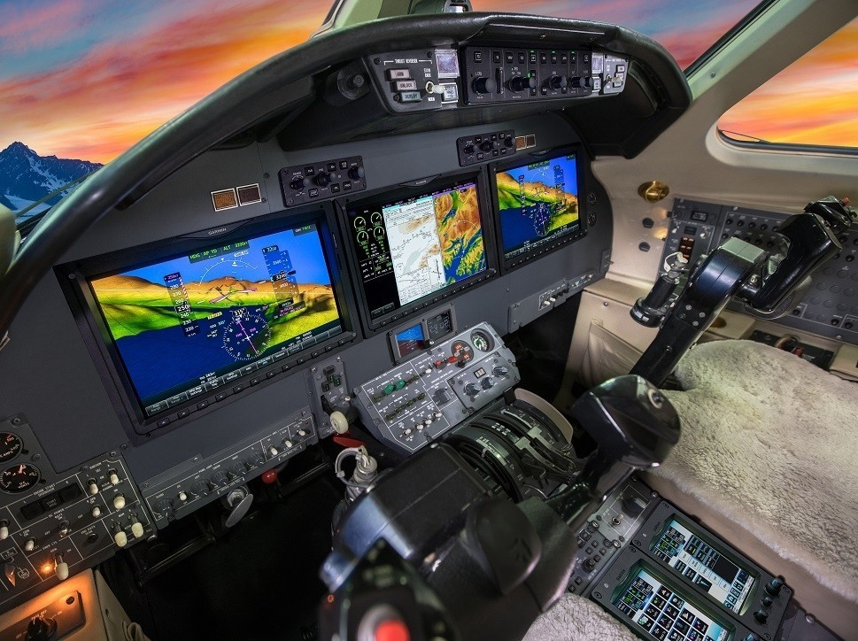 Cessna Citation Excel private jet with a new Garmin G5000 flight deck