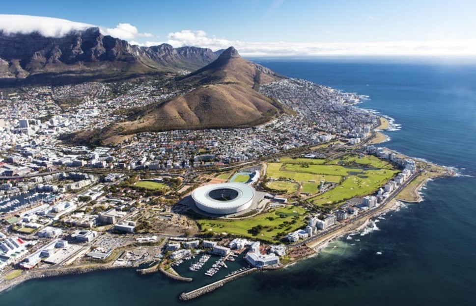 Aerial View Cape Town