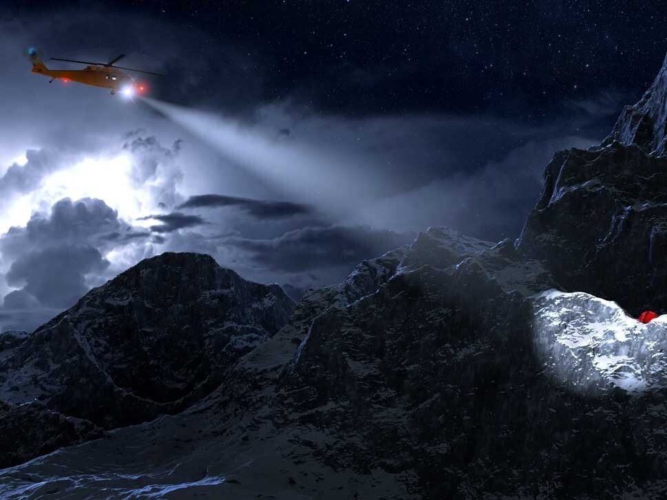 The Leading Edge of  Search & Rescue Operations: AERIAL WORK HELICOPTE