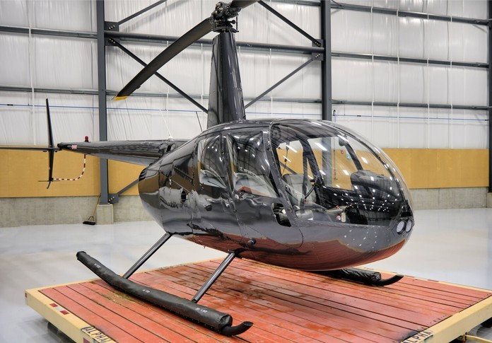 Robinson R44 Clipper II In Hangar