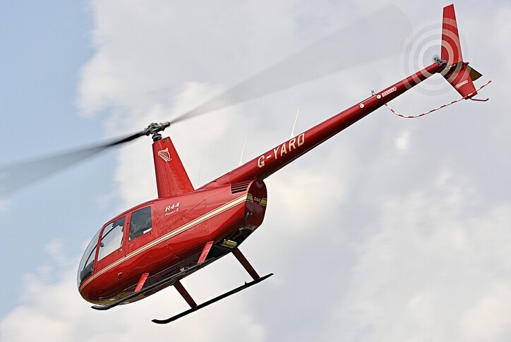 Robinson R44 Raven II In the sky