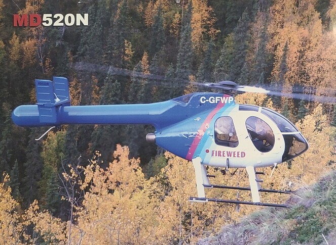 MD 520N in flight