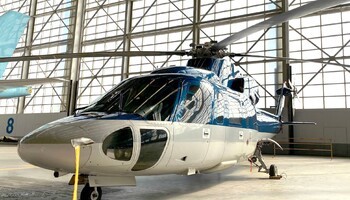 Sikorsky S-76C+ In Hangar