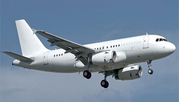 Airbus A319 In the sky