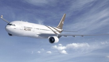 Airbus ACJ330 In the sky