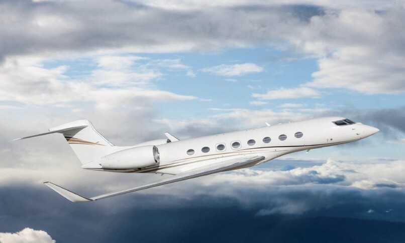 Gulfstream G650ER In the sky