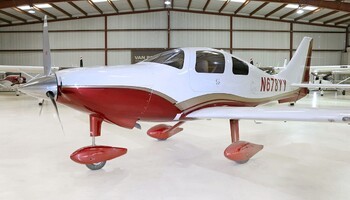 Cessna 400 In Hangar