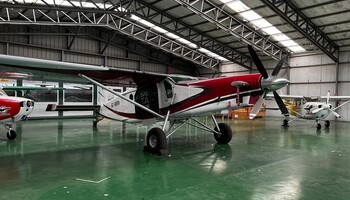 Pilatus PC6 In Hangar